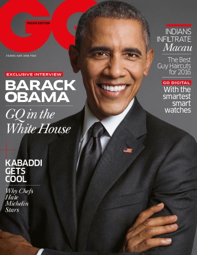 Gq India February 2016 Feat Barack Obama Gq India