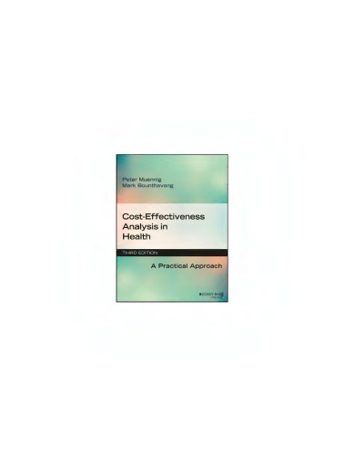 Costeffectiveness Analysis In Health A Practical Approach 3rd Edition Peter Muennig