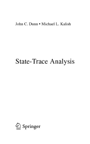 Statetrace Analysis John C Dunn Michael L Kalish