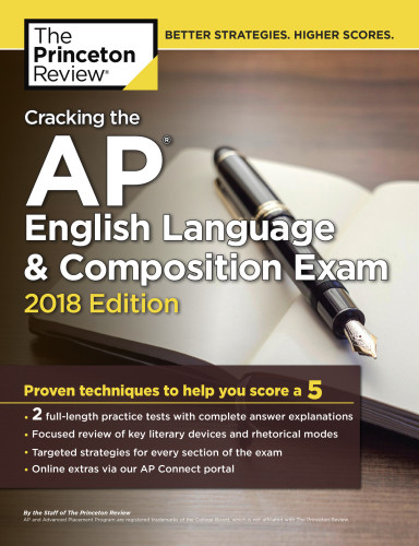Cracking The Ap English Language Composition Exam 2018th Edition Princeton Review