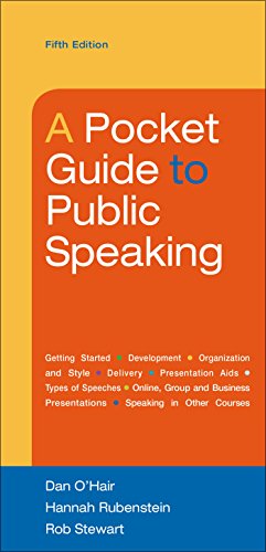 A Pocket Guide To Public Speaking 5th Edition 5th Edition Dan Ohair