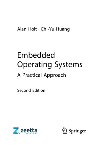 Embedded Operating Systems A Practical Approach 2nd Ed Alan Holt