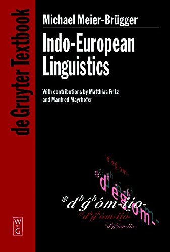 Indoeuropean Linguistics Michael Meierbrgger