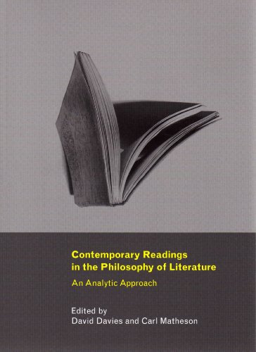 Contemporary Readings In The Philosophy Of Literature An Analytic Approach David Davies