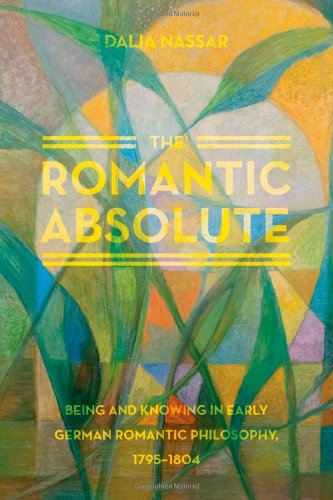 The Romantic Absolute Being And Knowing In Early German Romantic Philosophy 17951804 Dalia Nassar