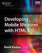 Developing Mobile Websites With Html5 Karlins David