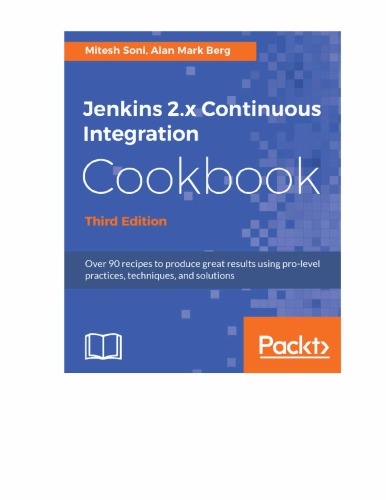 Jenkins 2x Continuous Integration Cookbook Third Edition 3rd Ed Berg