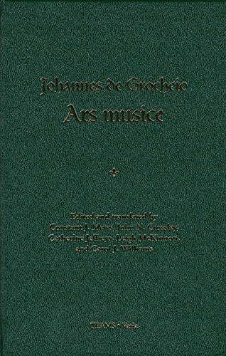 Ars Musice Johannes De Grocheio Johannes De Grocheio Constant J Mews