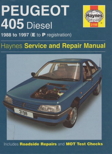 Peugeot 405 Diesel Service Repair Manual Steve Rendle