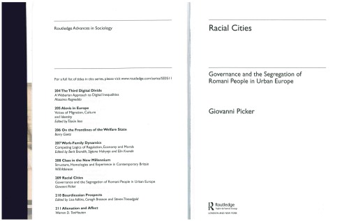 Racial Cities Governance And The Segregation Of Romani People In Urban Europe Giovanni Picker