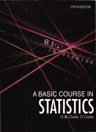 A Basic Course In Statistics Fifth Edition Fifth Gm Clarke