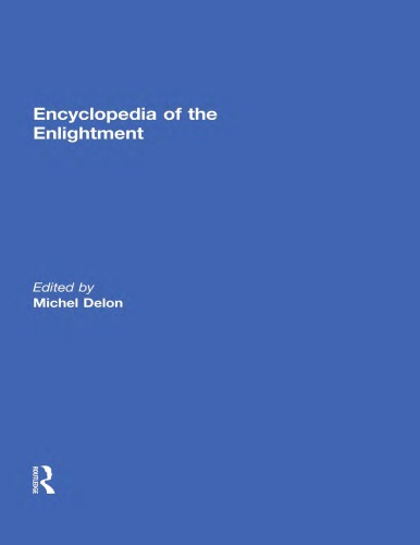 Encyclopedia Of The Enlightenment Michel Delon Ed