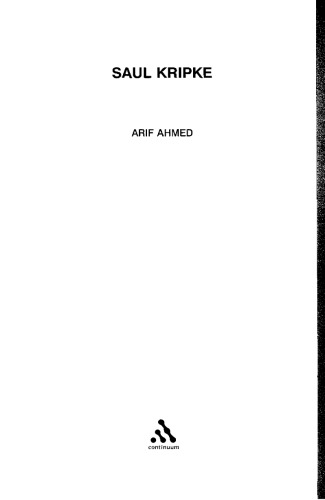 Saul Kripke Arif Ahmed