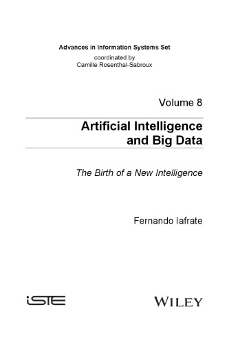 Artificial Intelligence And Big Data The Birth Of A New Intelligence Fernando Iafrate