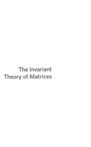 The Invariant Theory Of Matrices Corrado De Concini Claudio Procesi