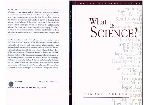 What Is Science Sundar Sarukkai