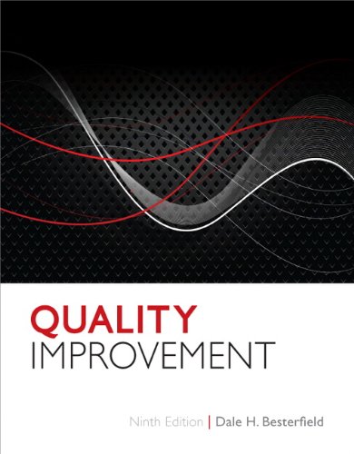 Quality Improvement 9th Edition Dale H Besterfield