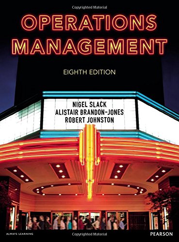 Operations Management 8e 8th Alistair Brandonjones Nigel Slack