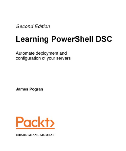 Learning Powershell Dsc 2nd James Pogran