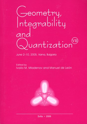 Geometry Integrability And Quantization Vol Vii Ivalo M Mladenov And Manuel De Len