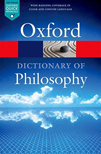 The Oxford Dictionary Of Philosophy 3rd Edition Simon Blackburn