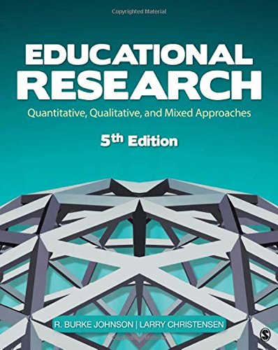 Educational Research Quantitative Qualitative And Mixed Approaches Fifth Edition R Burke Johnson