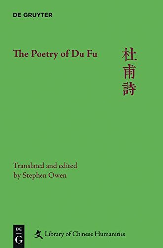The Poetry Of Du Fu 1st Stephen Owen