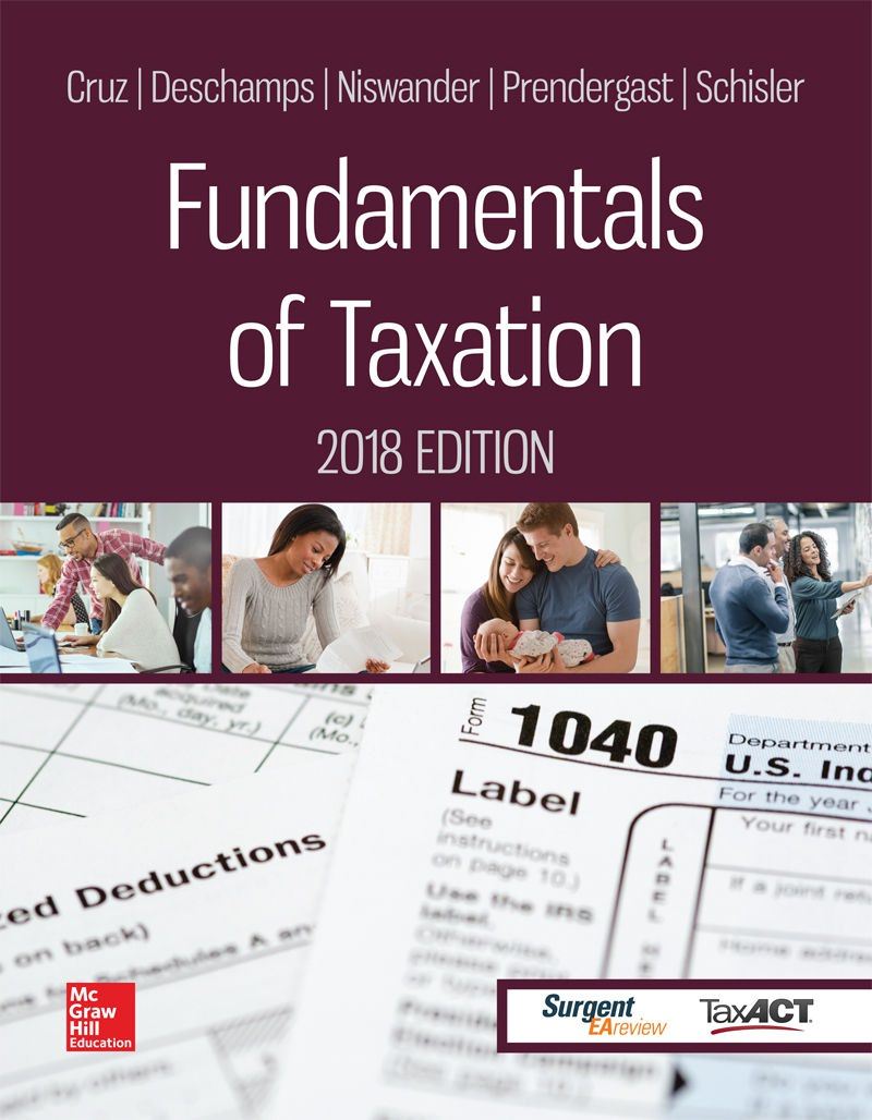 Fundamentals Of Taxation 2018 11th Edition Ana M Cruz Et Al
