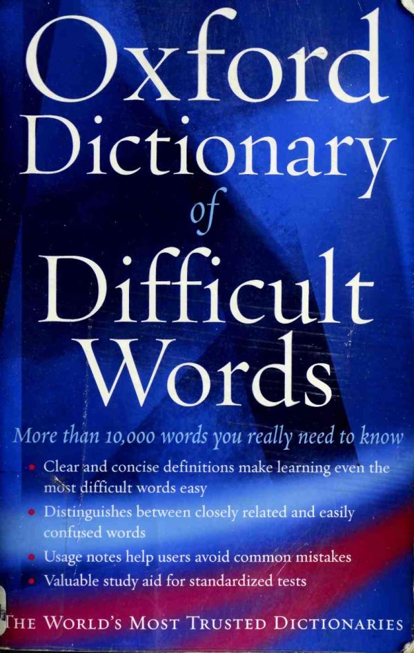 Oxford Dictionary Of Difficult Words 1st Edition Archie Hobson