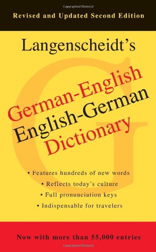Germanenglish Englishgerman Dictionary 2nd Langenscheidt Editorial Staff