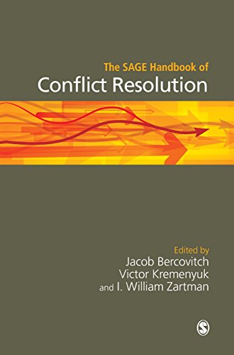 The Sage Handbook Of Conflict Resolution 1st Edition Jacob Bercovitch