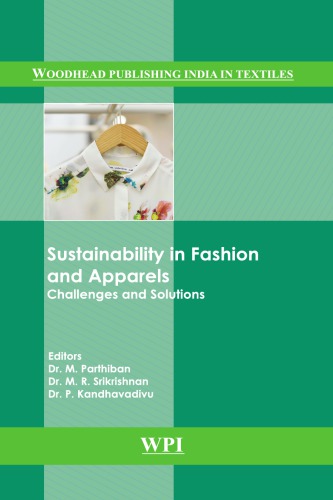 Sustainability In Fashion And Apparels Kandhavadivu P Parthiban