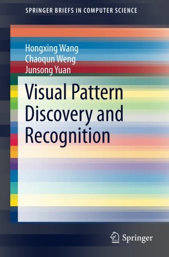Visual Pattern Discovery And Recognition 1st Ed 2017 Hongxing Wang