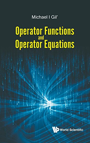 Operator Functions And Operator Equations Michael I Gil