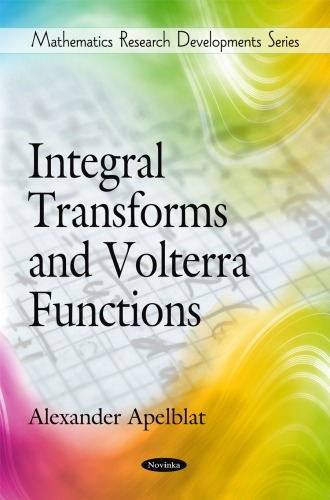 Integral Transforms And Volterra Functions Apelblat A