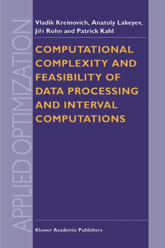 Computational Complexity And Feasibility Of Data Processing And Interval Computations Softcover Reprint Of Hardcover 1st Ed 1998 V Kreinovich