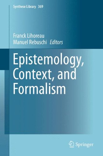 Epistemology, Context, and Formalism 2014th edition Franck Lihoreau