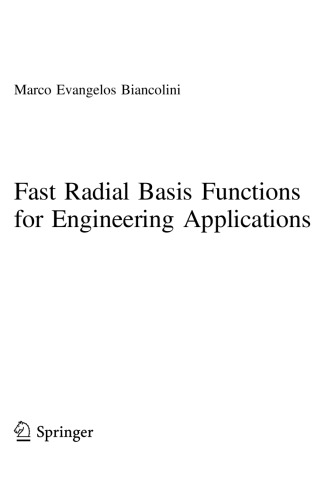 Fast Radial Basis Functions For Engineering Applications Marco Evangelos Biancolini