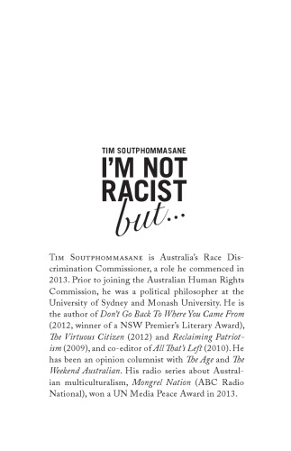 Im Not Racist But 40 Years Of The Racial Discrimination Act Tim Soutphommasane