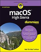 Macos X High Sierra For Dummies Levitus Bob