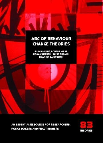 Abc Of Behaviour Change Theories Susan Michie Robert West Rona Campbell
