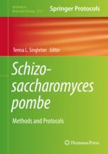 Schizosaccharomyces Pombe Methods And Protocols 1st Edition Teresa L Singleton Eds