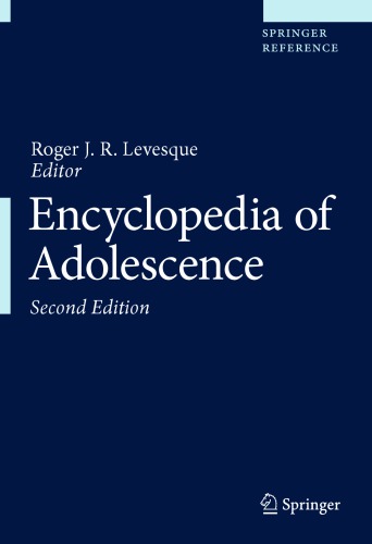 Encyclopedia Of Adolescence 2nd Ed Roger Jr Levesque