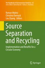 Source Separation And Recycling Implementation And Benefits For A Circular Economy 1st Edition Roman Maletz