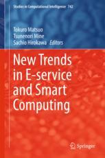 New Trends In Eservice And Smart Computing 1st Edition Tokuro Matsuo