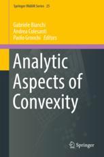 Analytic Aspects Of Convexity 1st Edition Gabriele Bianchi Andrea Colesanti