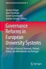 Governance Reforms In European University Systems The Case Of Austria Denmark Finland France The Netherlands And Portugal 1st Edition Karsten Krger