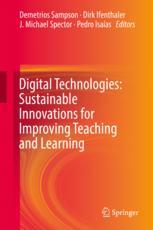 Digital Technologies Sustainable Innovations For Improving Teaching And Learning 1st Edition Demetrios Sampson
