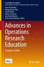 Advances In Operations Research Education European Studies 1st Edition Jeroen Belin