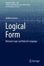 Logical Form Between Logic And Natural Language 1st Edition Andrea Iacona Auth